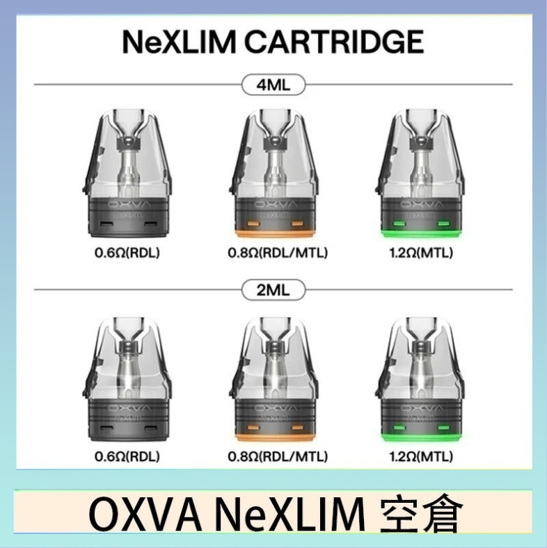 OXVA NeXLIM 空倉 OXVA NeXLIM 40W小蠻牛煙彈空倉官網