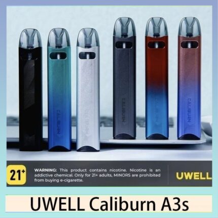 UWELL Caliburn A3S咖哩棒A3S POD電子煙主機官網評價說明書